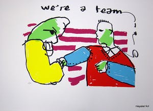 Herman Brood - we're a team kopen? Bied vanaf 250!