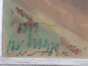 Hein Stork - Frans dorpsgezicht - Gemengde techniek kopen? Bied vanaf 45!