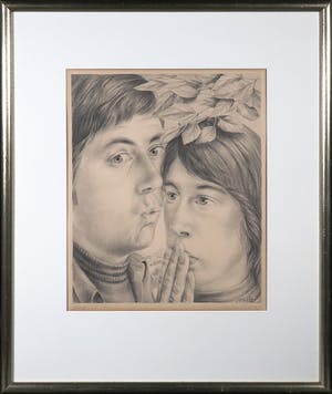 Wout van Vliet - Lithografie, Stel - Ingelijst kopen? Bied vanaf 35!