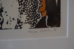 Frank Lodeizen - Zeefdruk - Handingekleurd - Zigeuners uit Amsterdam kopen? Bied vanaf 75!