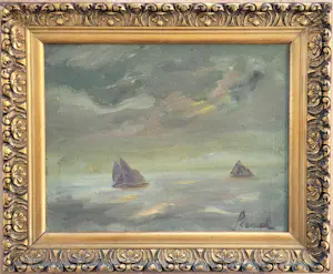 Constant Permeke - Zeegezicht bij zonsondergang kaufen? Bieten Sie von 2500!