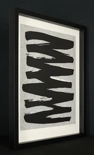 Jan Schoonhoven - Prachtig zeefdruk, gesigneerd en genummerd & fraai ingelijst kopen? Bied vanaf 1190!