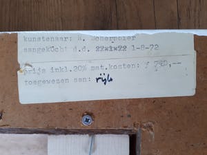 Reggi Scherpbier - Z.T., Impressionistisch landschap kopen? Bied vanaf 100!