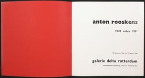 Anton Rooskens - Litho en tentoonstellingscatalogus, Galerie Delta, Rotterdam kopen? Bied vanaf 70!