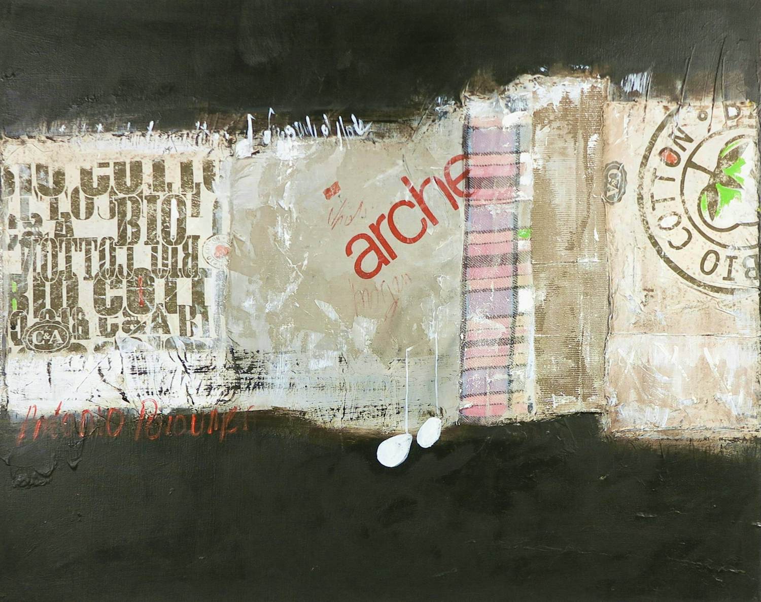 Antonio Poioumen - Gemengde techniek op doek, Cotton kopen? Bied vanaf 150!