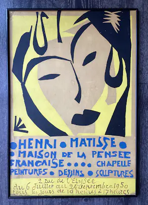 Buy Henri Matisse - Maison de la Pensée Française, 1950.? Bid from 950!