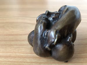 Brons (Onbekend) - Bronzen beeldje van " VARKENS " kopen? Bied vanaf 35!