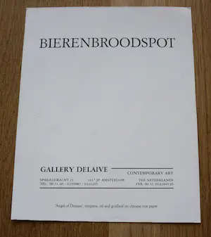 Gerti Bierenbroodspot - 2 tentoonstellingsuitnodigingen (1x gesign.) galerie Delaive - 1991 + 2 kaarten kopen? Bied vanaf 50!