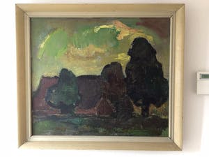 Jan Kagie (jr.) - Schilderij - Rolde/Balloo (Drenthe) - ca. 1940 - 70 x 80 cm kopen? Bied vanaf 275!