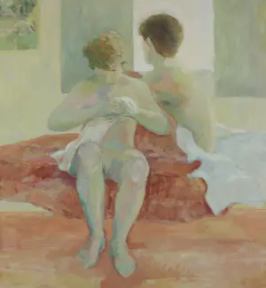 Yvonne Maya Bakker - Olieverf op doek, Ontwaken - Ingelijst kopen? Bied vanaf 100!