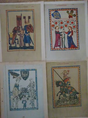 Niet of onleesbaar gesigneerd - Miniaturen Heidelberg in facsimile kopen? Bied vanaf 1!