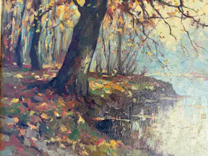 Jan van der Heijden - Origineel Herfstlandschap kopen? Bied vanaf 300!