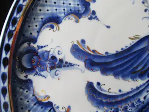 Niet of onleesbaar gesigneerd - Russische wandbord - Gzhel kopen? Bied vanaf 10!