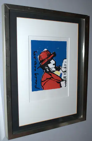 Herman Brood - klok, zeefdruk, bus, 2 boeken kopen? Bied vanaf 120!