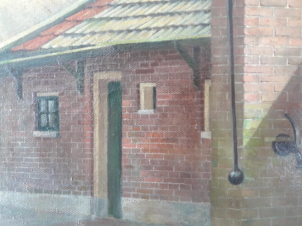 Willem Luynenburg - Boerenerf gedateerd 1944 . kopen? Bied vanaf 49!