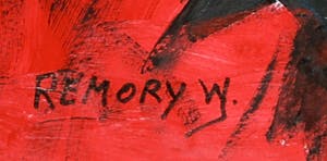 William Remory - Gemengde techniek op papier, Verbijstering kopen? Bied vanaf 150!