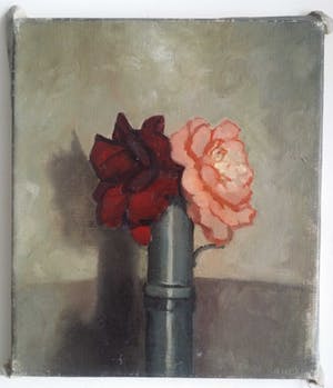 Alexander van Taack Takranen - Rozen in pul. Stilleven. kopen? Bied vanaf 225!