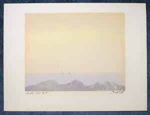 Fred Koot - Litho, titel: Nan Hai 35 x 44 cm. verkocht voor € 50!