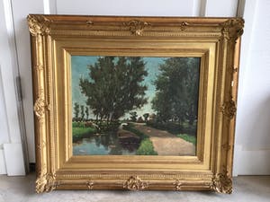 Wouter Johan van Smorenburg - C4101 - drinkende koeien aan de vaart kopen? Bied vanaf 175!