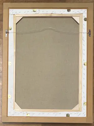 Corneille - Charlie Parker ingelijste Cobra-terragrafie op doek kopen? Bied vanaf 2200!