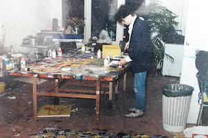 Herman Brood - handbeschilderde drumpad + HBM certificaat kopen? Bied vanaf 340!