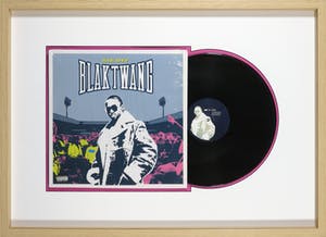 Banksy - LP-hoes, Blaktwang: Kik Off - Ingelijst kopen? Bied vanaf 1!