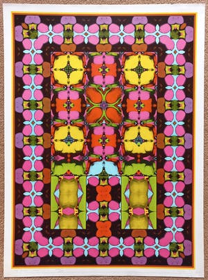 Shinkichi Tajiri - My secret garden no 2, gesigneerde offset kopen? Bied vanaf 75!