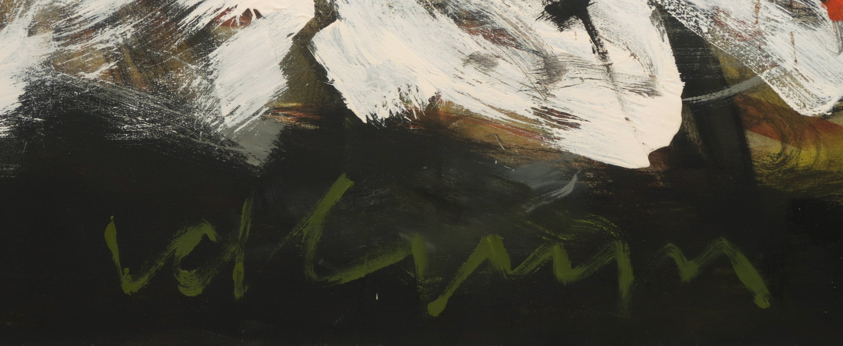 Erik van der Grijn - Olieverf op doek, Z.T. Abstracte compositie (Groot!) kopen? Bied vanaf 500!