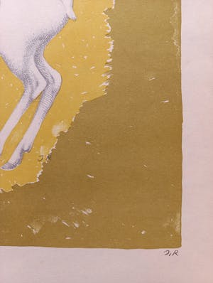 John Raedecker - Hertje, handgesigneerde litho kopen? Bied vanaf 50!