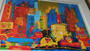 Ad Verstijnen - '' De grote stad'' zeldzaam (Groot) kopen? Bied vanaf 275!