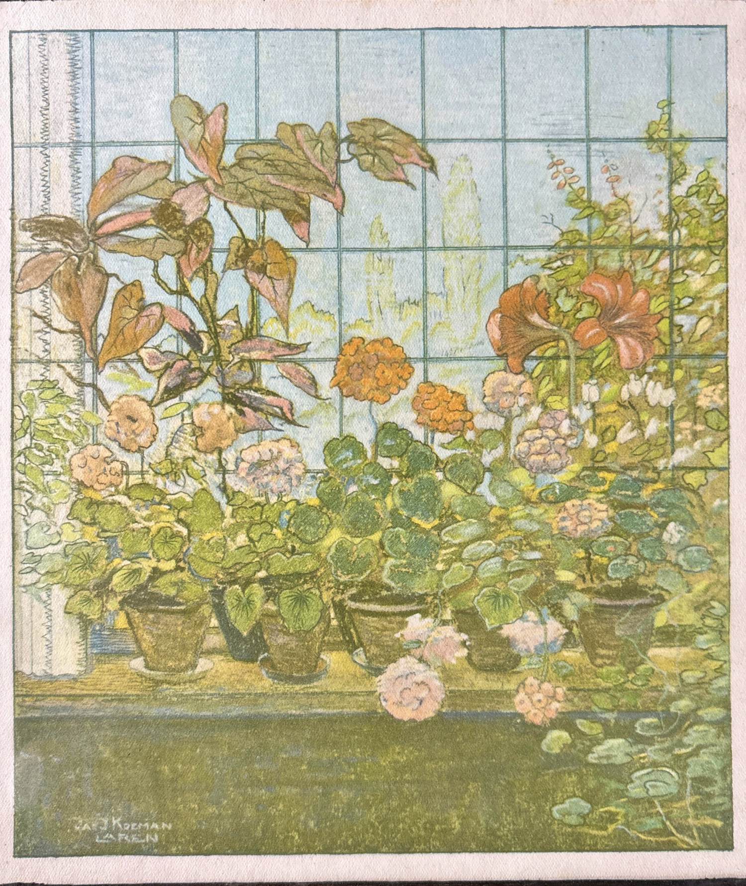 Jac. J. Koeman - Bloemen en planten op vensterbank kopen? Bied vanaf 25!