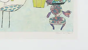 Ellen van Toor - Zeefdruk, Fruitschaal kopen? Bied vanaf 40!