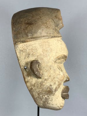 Bakongo - 200425 - Tribal used African Bakongo Mask - Congo. kopen? Bied vanaf 45!