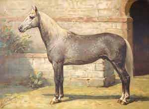 Otto Eerelman - Chromolithografie, Het paard verkocht voor € 60!