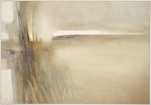 Wim de Bruin - Aquarel op papier, Abstract kopen? Bied vanaf 35!