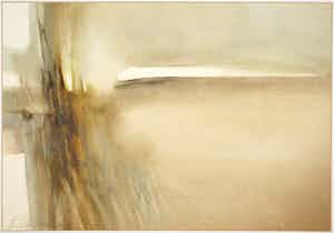 Wim de Bruin - Aquarel op papier, Abstract verkocht voor € 35!