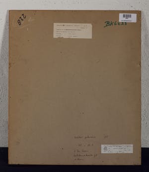 Bart ter Haar - Achter plastic - 1976 - aquarel, potlood en collage van plastic kopen? Bied vanaf 25!