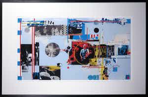 Sam Middleton - Zeefdruk, Zonder titel l - Ingelijst (groot) verkocht voor € 50!