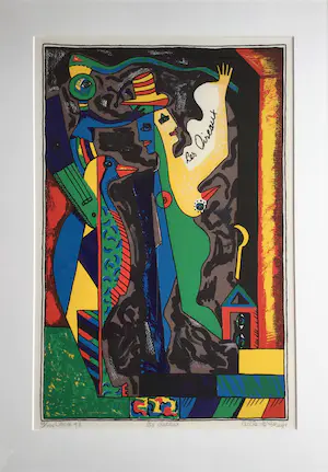 Cecile de Bruijn - Les Oiseaux | zeefdruk - ingelijst kopen? Bied vanaf 65!