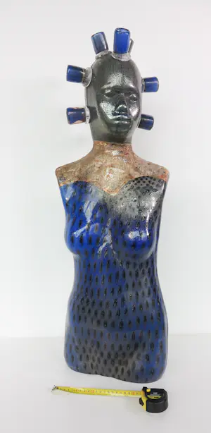 Richard Price - Sculptuur van glas, Blue Lady (Groot!) kopen? Bied vanaf 2000!