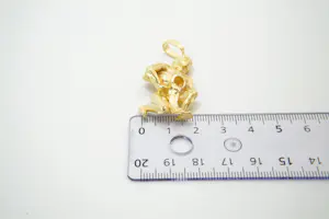 22 - Grote 18krt gouden sterrenbeeld zodiac hanger "Waterman" - gekeurd kopen? Bied vanaf 715!