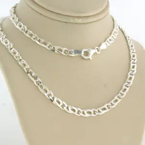 Zilveren collier – 60 cm lang - 11.4 gram kopen? Bied vanaf 85!