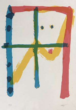 Serge Vandercam - Mooie litho - Gesigneerd - 75/99 kopen? Bied vanaf 85!