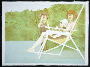 Aat Verhoog - Litho, Zonder titel kopen? Bied vanaf 20!