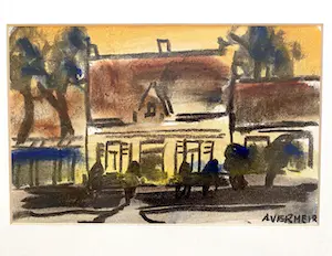 Alfons Vermeir - Aquarel kopen? Bied vanaf 35!