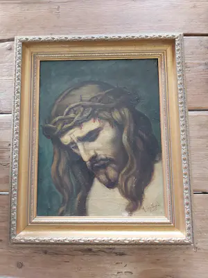 Niet of onleesbaar gesigneerd - Jezus met doornen kroon kaufen? Bieten Sie von 1!