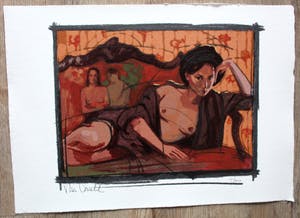 Nico Vrielink - Zeefdruk: Confrontatie met Gauguin kopen? Bied vanaf 99!