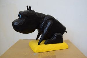 Peter Bastiaanssen - Zittend hondje zonder titel kopen? Bied vanaf 70!