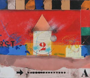 Theo Koster - Zeefdruk, "2" - Ingelijst kopen? Bied vanaf 40!