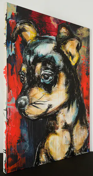 Daniel Maltzman - Chihuahua - XL Gemälde in Acryl von dieser Celebrities Künstler kaufen? Bieten Sie von 890!